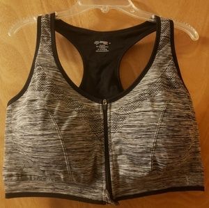 Danskin Now Zip Up Sports Bra